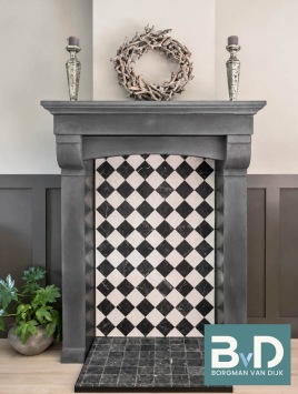 Classical White Marmer 10x10x1,2 cm