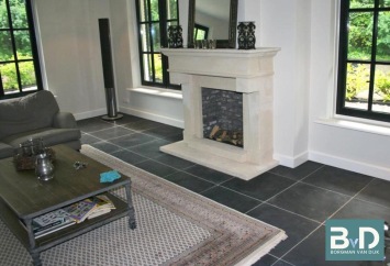 Desert Black Soft Finish leisteen 60x60x1,5 cm