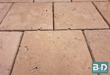 Classic Travertin 20x20x1 cm Getrommeld