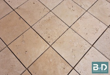 Classic Travertin 20x20x1 cm Getrommeld