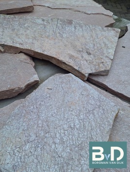 Brasil Shiny Purple Flagstones 2,5-4 cm dik
