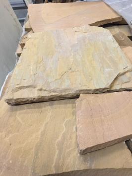 Golden Leaf flagstones zwembad