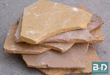 Golden Leaf Flagstones dikformaat 2,5-4 cm dik