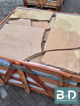 Golden Leaf Flagstones dikformaat 2,5-4 cm dik
