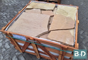 Golden Leaf Flagstones dikformaat 2,5-4 cm dik
