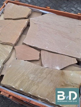Golden Leaf Flagstones dikformaat 2,5-4 cm dik