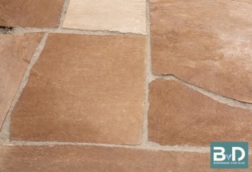 Golden Leaf Flagstones dikformaat 2,5-4 cm dik