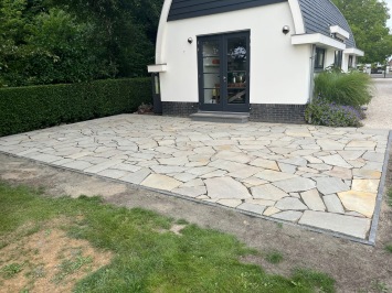 Flagstones Brasil Green 2,5-4 cm dik