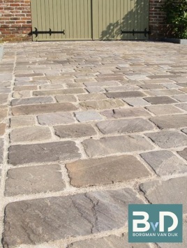 Kandla Multicolor Kassei 20x14x5-7cm verouderde steen oprit