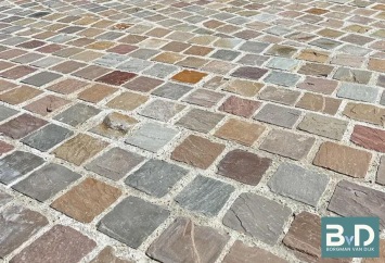 Kandla Ocre kassei 14x14x3/5 cm