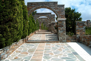 Karystos Green Flagstones dikformaat 2,5-4 cm dik