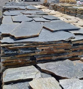 Karystos Black Flagstones dikformaat 3-5 cm dik