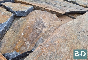 Karystos Brown Flagstones dikformaat 3-5 cm dik