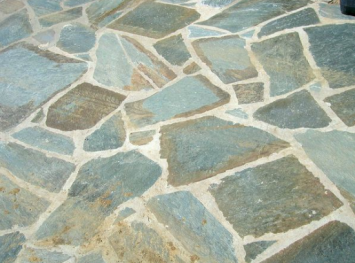 Karystos Green Flagstones dikformaat 2,5-4 cm dik