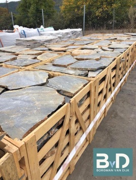 Kavala Blue Flagstones dikformaat 3-5 cm dik