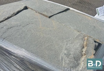 Kavala Grey XXL flagstones grootformaat 2-3,5 cm dik