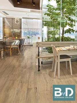 Keramisch Houtlook Padouk Beige