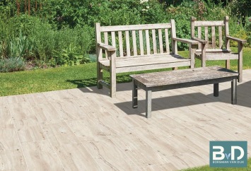 Keramisch Houtlook Padouk White