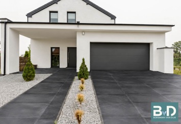 Ceramica 90x90x3 cm Concrete Look Anthracite