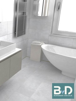 Loft White 30x60 cm keramische vloer-wandtegels betonlook