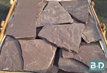 Mandana Red Glory Flagstones 2,5-4 cm dik