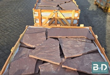 Mandana Red Glory Flagstones 2,5-4 cm dik