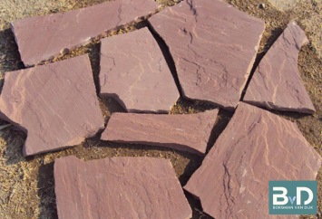 Mandana Red Glory Flagstones 2,5-4 cm dik