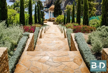 Mediterraanse Flagstones Brasil Yellow 2,5-5 cm dik