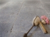 Milly Grey Marble groot wildverband 2 cm dik verouderd