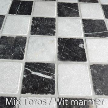 Classical White Marmer 10x10x1 cm