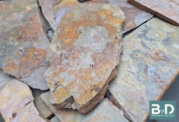 Multicolor Slate Flagstones 2,5-3,5 cm dik