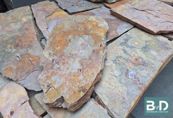 Multicolor Slate Flagstones 2,5-3,5 cm dik