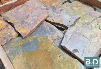 Multicolor Slate Flagstones 2,5-3,5 cm dik