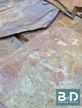 Multicolor Slate Flagstones-2.5-3.5cm Tegels Borgman van Dijk