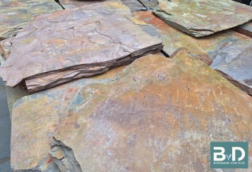 Multicolor Slate Flagstones 2,5-3,5 cm dik