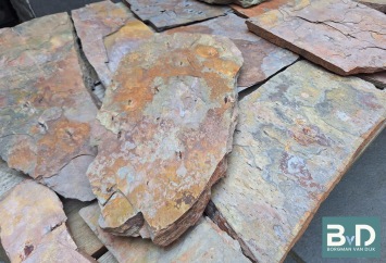Multicolor Slate Flagstones 2,5-3,5 cm dik