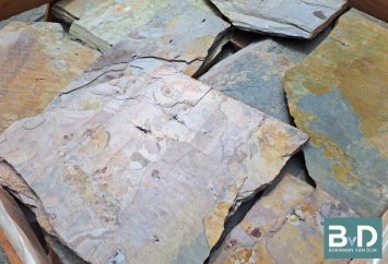 Multicolor Slate Flagstones 2,5-3,5 cm dik