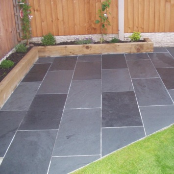 Mustang leisteen Black Slate 40x80x2,5 cm
