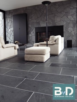 Mustang Leisteen 30x60cm Black Slate vloertegels