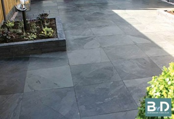Mustang leisteen Black Slate 60x60x2,5 cm
