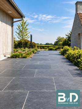 Mustang leisteen Black Slate 80x80x2,5 cm