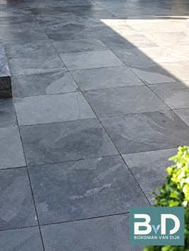 Mustang leisteen Black Slate 80x80x2,5 cm