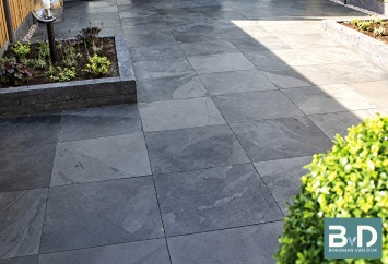 Mustang leisteen Black Slate 80x80x2,5 cm