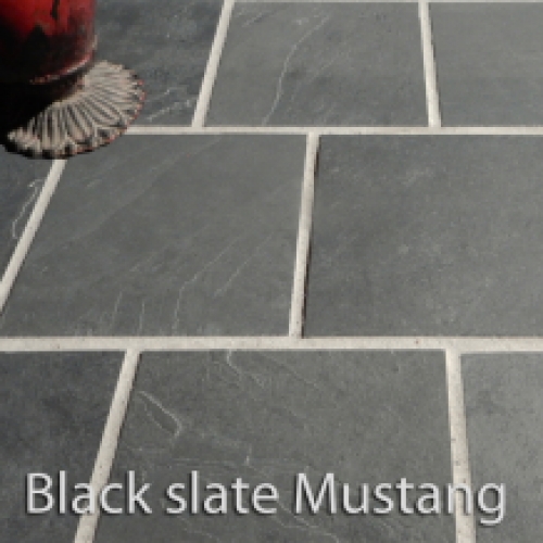 Mustang Leisteen 20x20 cm Black Slate