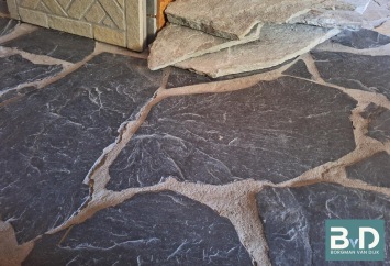 Mystic Black Flagstones 2-3 cm dik