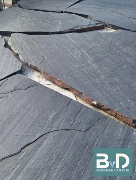 Mystic Black XXL Flagstones terrastegels