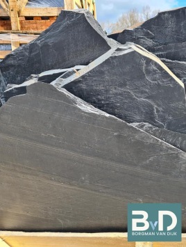 Mystic Black Flagstones XXL tuintegels