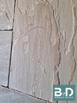 Nostalgic Brown Groot Wildverband Natuursteen Tegels Terras