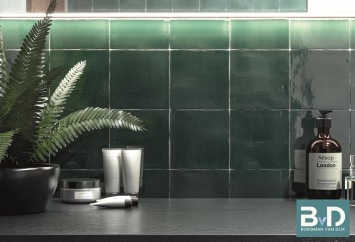 Oud Hollandse Witje OUD GROEN 13x13 cm