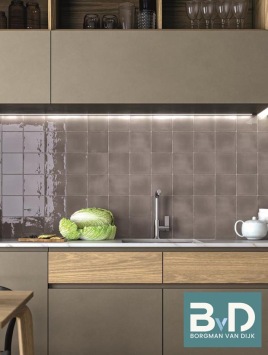 Oud Hollandse Witjes GRIJS 13x13 cm Keramische Wandtegels Keuken